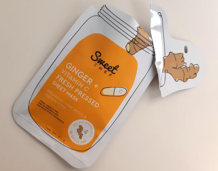 Review | Sweet Chef Ginger + Vitamin C Fresh Pressed Sheet Mask