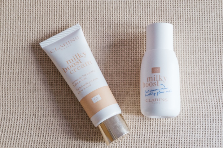 Review, Swatches, Comparison | Clarins Milky Boost and Milky Boost Cream
